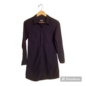 Patagonia Navy Shirt Dress Women’s Size XS